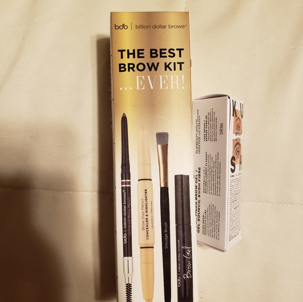 NIB Billion dollar brow kit and milk